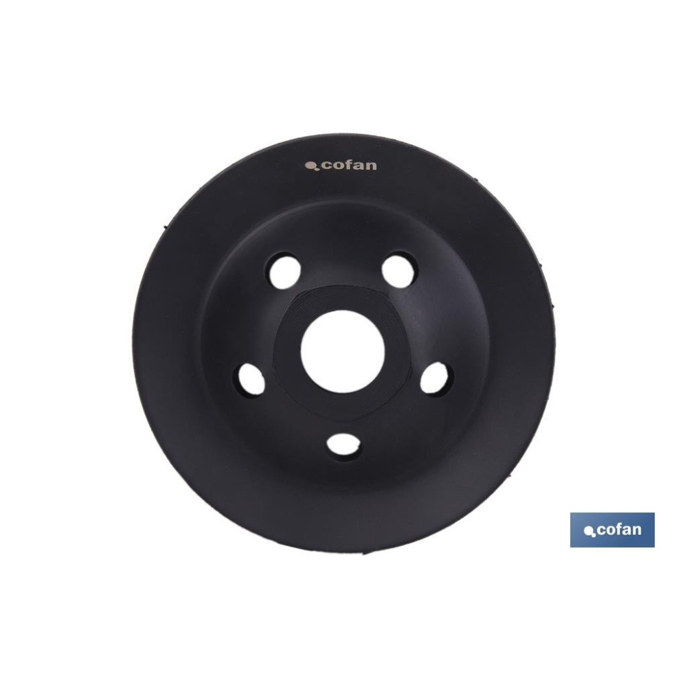 PLATO RECTIFICADOR CARBURO DE TUNGSTENO MULTIMATERIALES Ø115 X 22,23 GRANO GRUESO