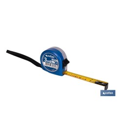 FLEXÓMETRO ESTÁNDAR 16 MM X 3 M