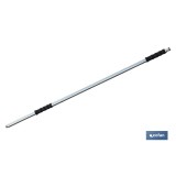 BARRA METAL CEPILLO LAVACOCHES+ENCHUFE RÁPIDO 90cm.