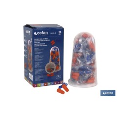 BLISTER 10 TAPONES (5 par) OIDOS C/CUERDA PU SNR36