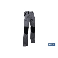 PANTALON TRABAJO LENOIR 280gms/m BEIS-NEGRO T-58