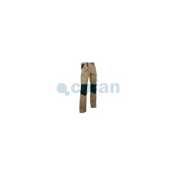 PANTALON TRABAJO LENOIR 280gms/m BEIS-NEGRO T-58