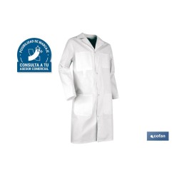 BATA BLANCA PALETTE 100% ALGODÓN T-XXL