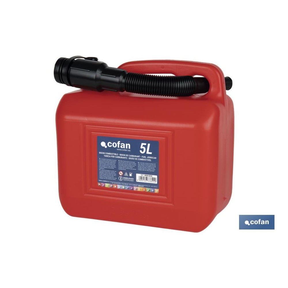 BIDÓN DE COMBUSTIBLE 5 L