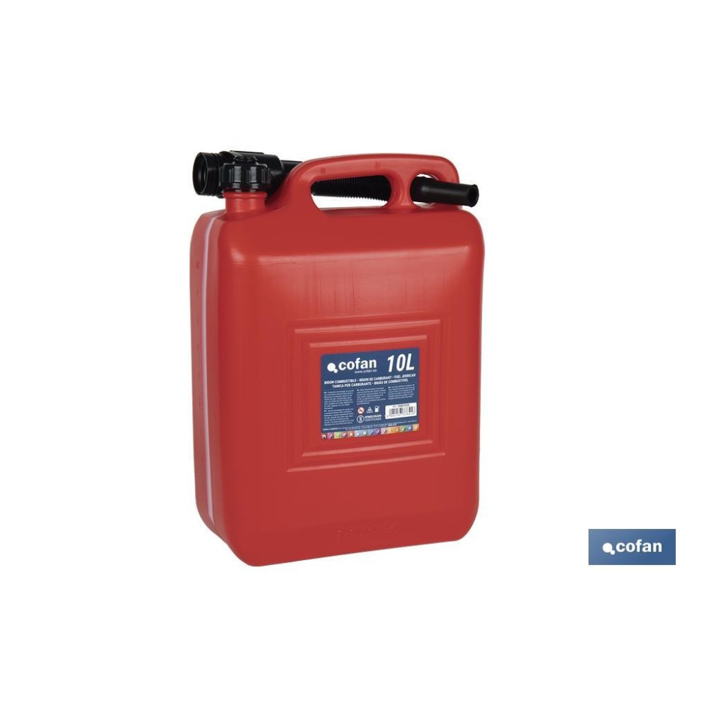 BIDÓN DE COMBUSTIBLE 10 L VENTA UNITARIA