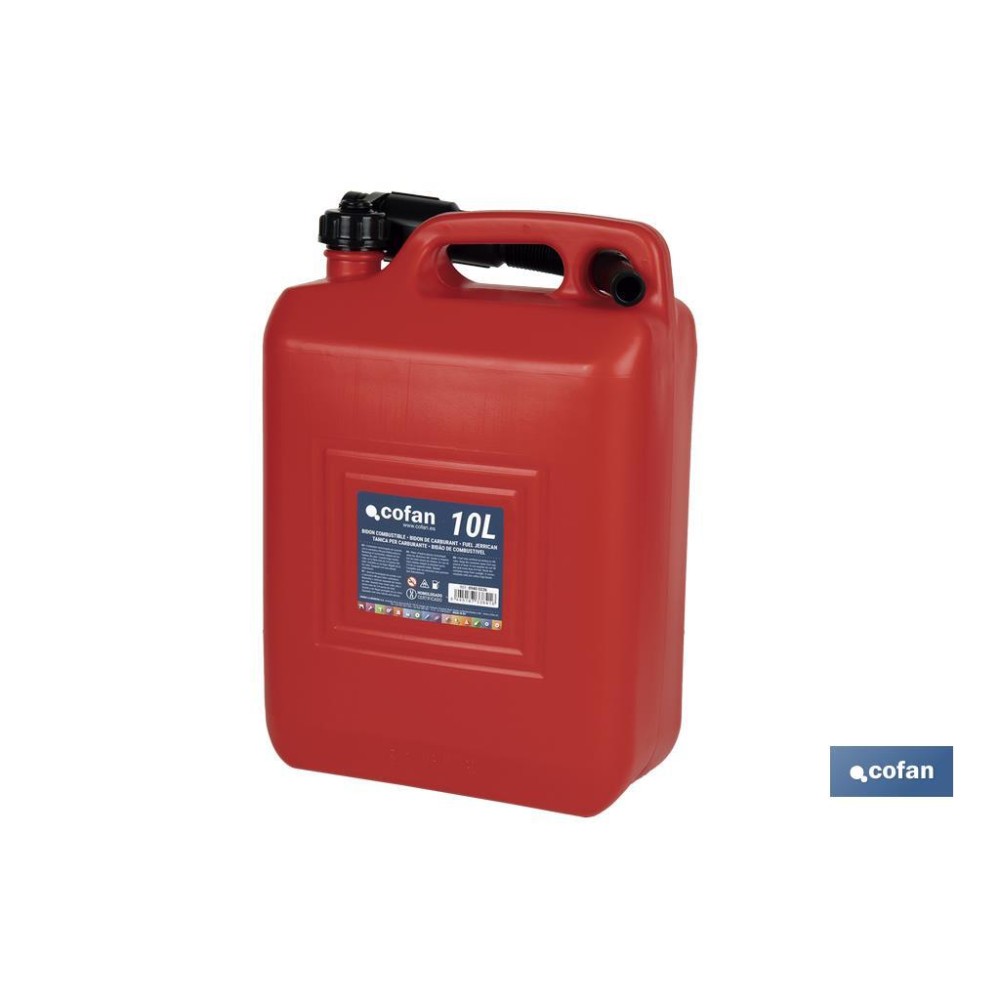 BIDÓN DE COMBUSTIBLE 10 L VENTA UNITARIA