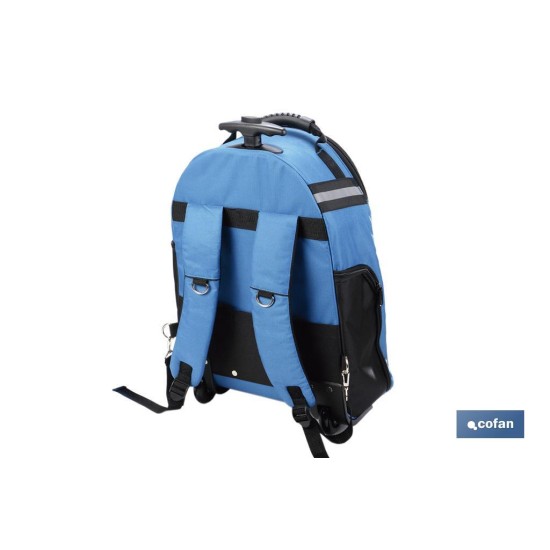 MOCHILA PORTAHERRAMIENTAS CON RUEDAS 35 x 20 x 55 CM