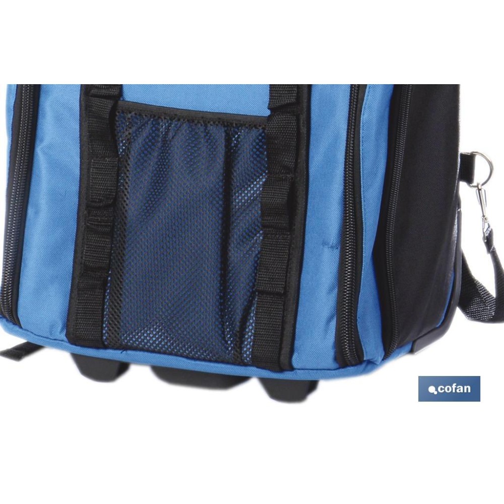MOCHILA PORTAHERRAMIENTAS CON RUEDAS 35 x 20 x 55 CM