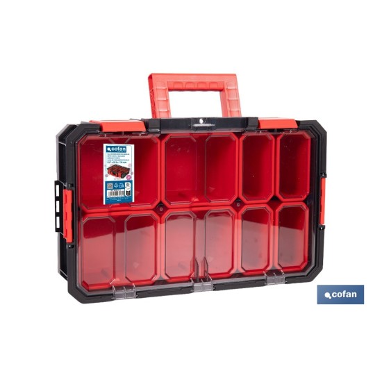 CAJA DE HERRAMIENTAS MODULAR CON ORGANIZADORES