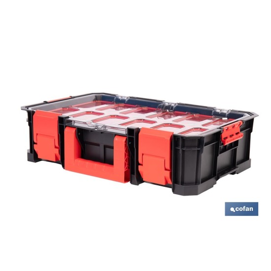 CAJA DE HERRAMIENTAS MODULAR CON ORGANIZADORES
