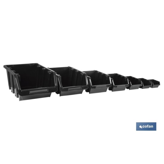 GAVETA NEGRA 195 X 120 X 90 MM