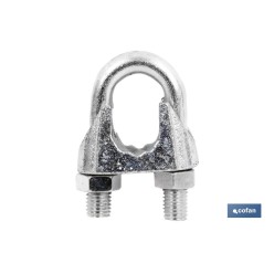 SUJETACABLES DIN-741 ZINCADO M-20
