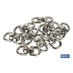 TORNIQUETE GIRATORIO NIQUELADO 10X10MM VENTA UNITARIA