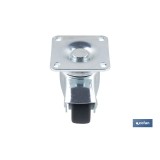 RUEDA GOMA/GRIS PLACA Ø30X18MM Venta unitaria