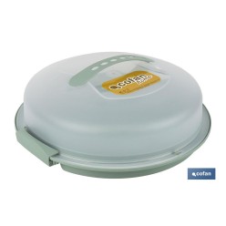TARTERA REDONDA VERDE OPACA PAVLOVA CON ASAS Ø34,5 X 11 CM