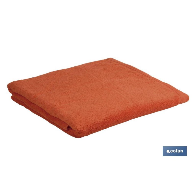TOALLA LAVABO ORANGE  GR.580/M2  MODELO AMANECER 50X100cm