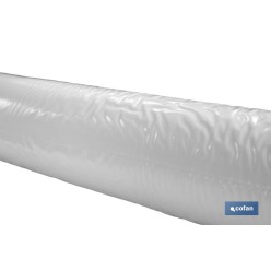 PROTECTOR DE MESA DE  PVC BLANCO 1,40 x 50  m
