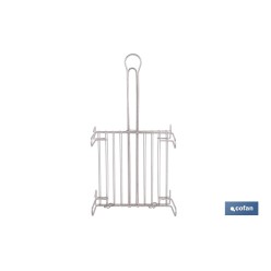 PARRILLA DOBLE INOX 300 X 300MM