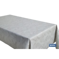 ROLLO DE MANTEL ANTIMANCHAS RESINADO FICUS 60 % ALGODÓN, 40 % POLIÉSTER 1,40 X 20 M