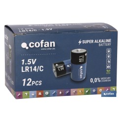 BLÍSTER DE 2 PILAS ALCALINAS LR14/C VENTA UNITARIA