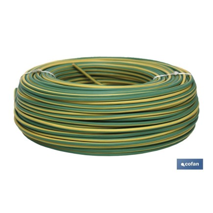 ROLLO CABLE H07V-K 1X6MM2 AMAR/VER (100M)