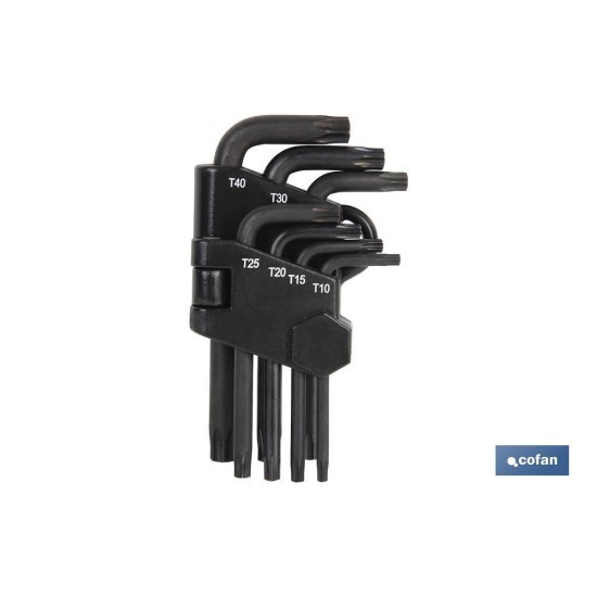 SET LLAVES TORX 7 Uds. (10-40)