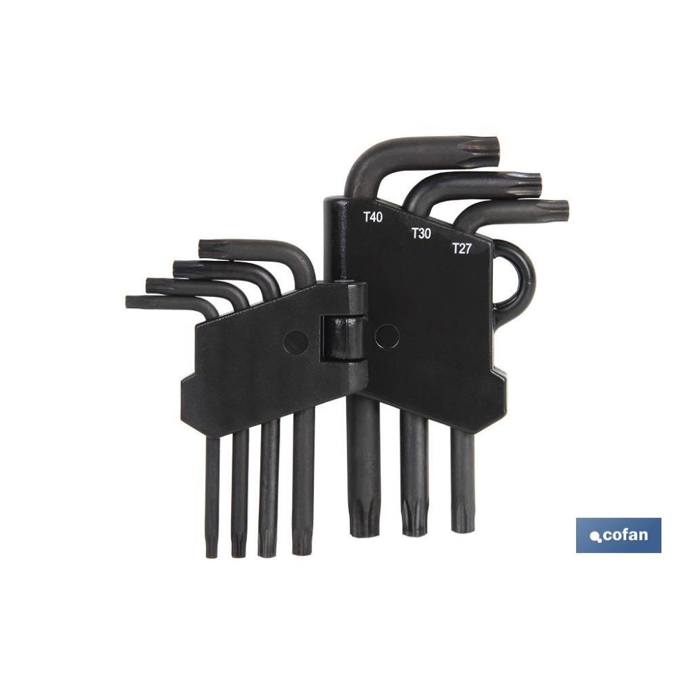 SET LLAVES TORX 7 Uds. (10-40)
