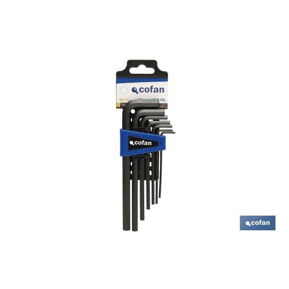 SET LLAVES HEXAG. 7 Uds. (2,5-10)