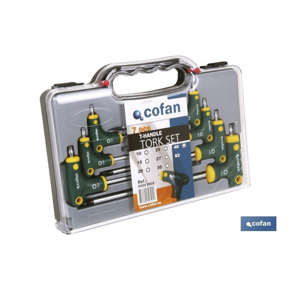 SET DESTORNILLADOR T 7 PCS TORX
