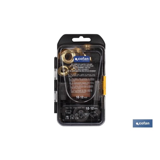 KIT COMPLETO OJETES Y OLLAOS EN 10 Y 12 mm