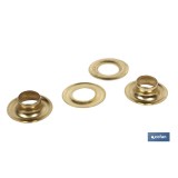 KIT DE 12 SETS DE OJETES 10 mm