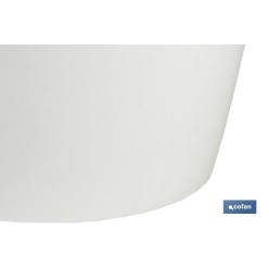 MACETA CAMELIA COLOR BLANCO 30X28cm venta unitaria