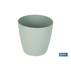 MACETA CAMELIA COLOR VERDE TURQUESA 30X28cm venta unitaria