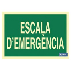 SEÑAL LUMINISCENTE 297X210MM.