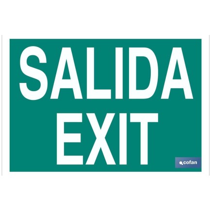 SEÑAL LUMINISCENTE 297X210MM.