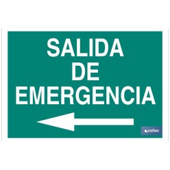 SEÑAL LUMINISCENTE 420X297MM.