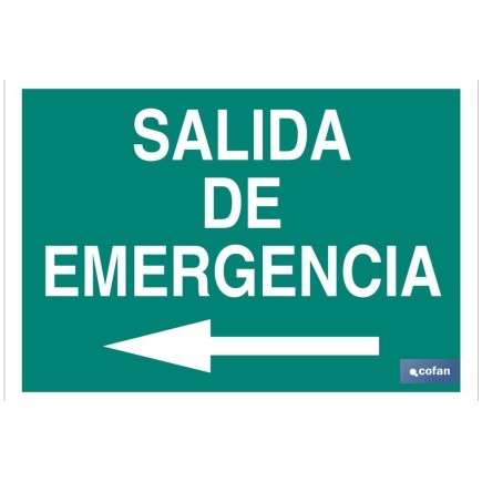 SEÑAL LUMINISCENTE 420X297MM.