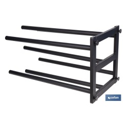 EXPOSITOR VERTICAL PARA HULES 7 ROLLOS