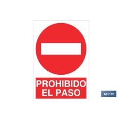 SEÑAL POLIESTIRENO 420X297MM.