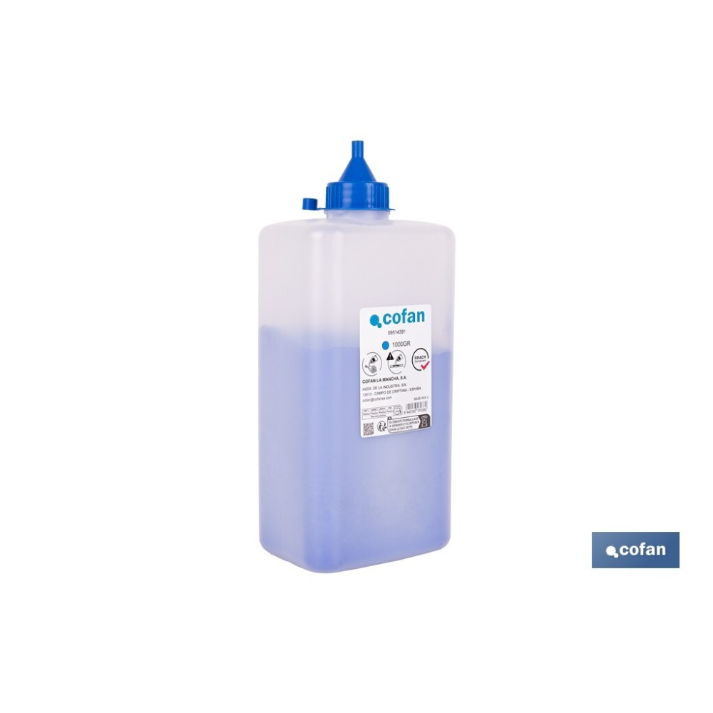 FRASCO DE POLVO AZUL 1000 GRS