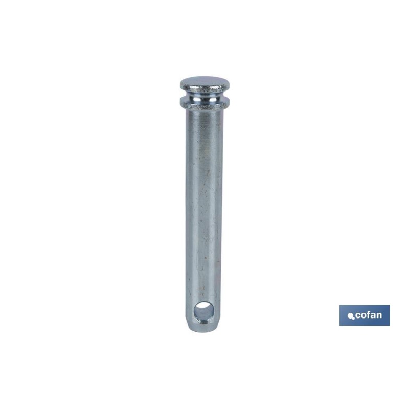 PERNO PARA TERCER PUNTO CON CABEZA Ø22 X 125 MM