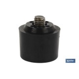 CABEZAL MARTILLO DE NYLON BLANCO Ø45 MM
