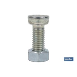 TORNILLO DOS PRISIONEROS C-8.8 M-12X45 ZINCADO