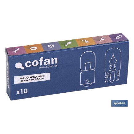 LÁMPARA HALÓGENA COFAN MINI H-6 W 12 V