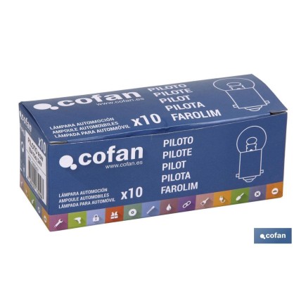 LÁMPARA COFAN PILOTO R5W (BA15s) 24V venta unitaria