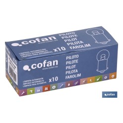 LÁMPARA COFAN PILOTO R10W (BA15s) 24V venta unitaria