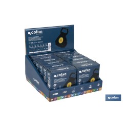 EXPOSITOR LLAVERO LINTERNA 12 UDS