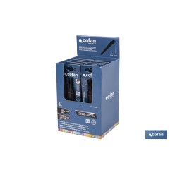 EXPOSITOR DE CÚTER ANTIDESLIZANTE HEAVY DUTY 9 MM 12 UDS.