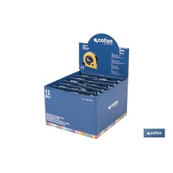 EXPOSITOR DE FLEXÓMETROS 19 MM X 5 M 12 UDS.