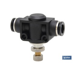 REGULADOR DE FLUJO UNIDIRECCIONAL EN LINEA TUBO-TUBO D-4